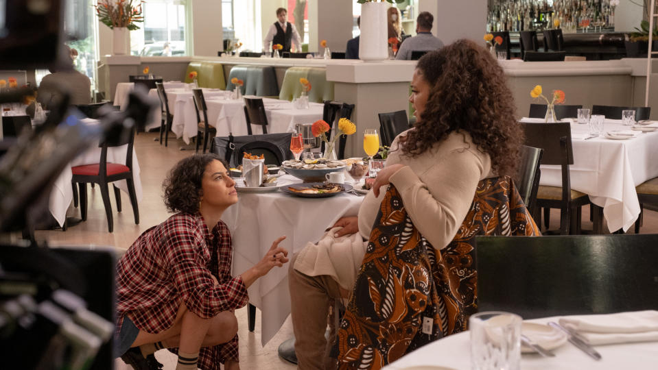 (L-R) Ilana Glazer and Michelle Buteau star in <i>Babes</i><span class="copyright">Gwen Capistran</span>