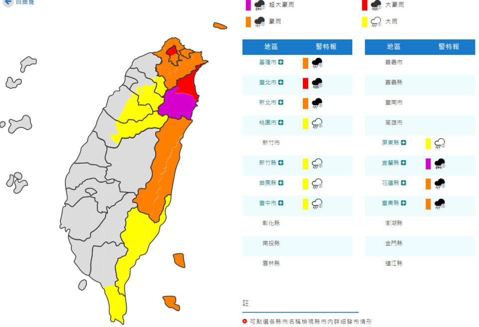 （取自氣象局網站）