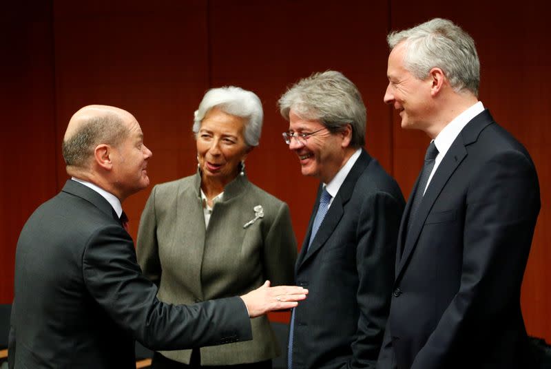 Eurozone Finance Ministers meeting in Brussels