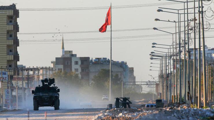 Das türkische Militär befindet sich in Nordsyrien auf dem Vormarsch. Foto: dpa