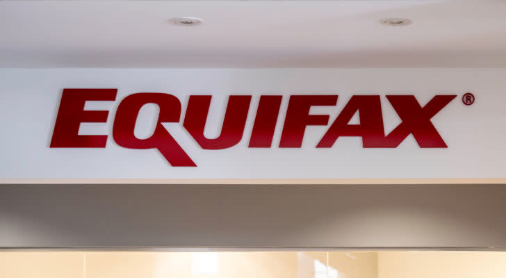 A photo of the Equifax logo