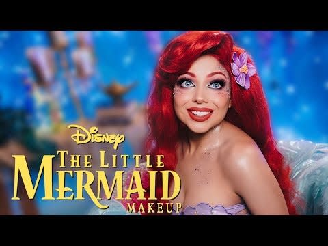 5) Ariel The Little Mermaid Makeup Tutorial