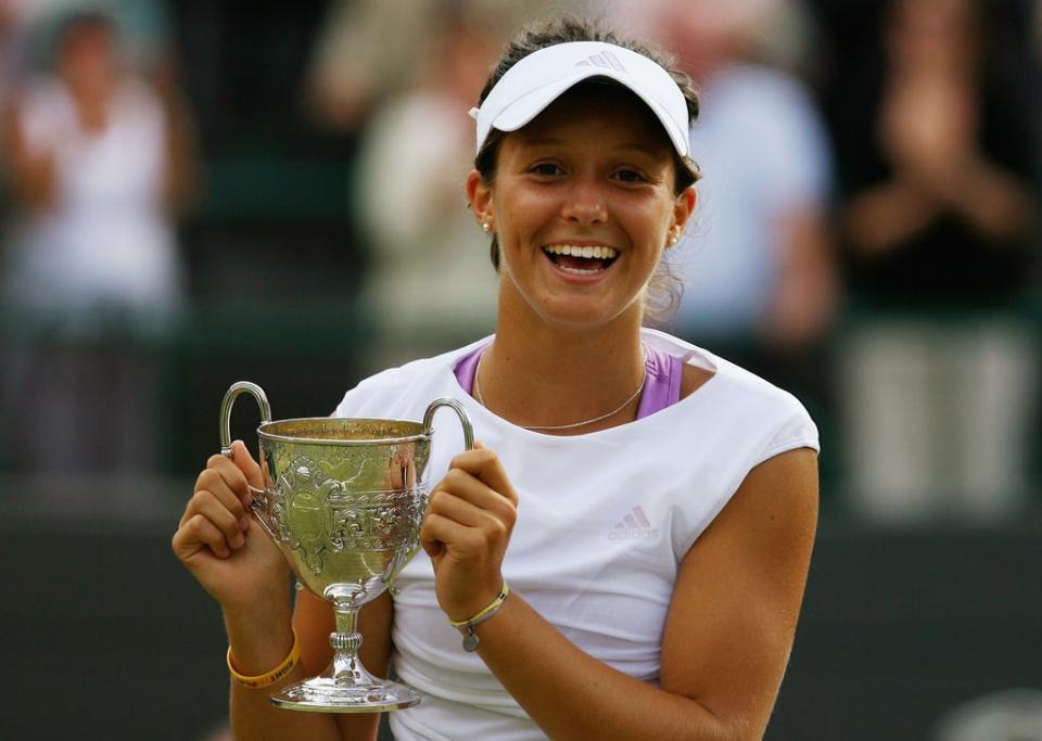 Robson won the junior title at Wimbledon in 2008  (Getty Images)