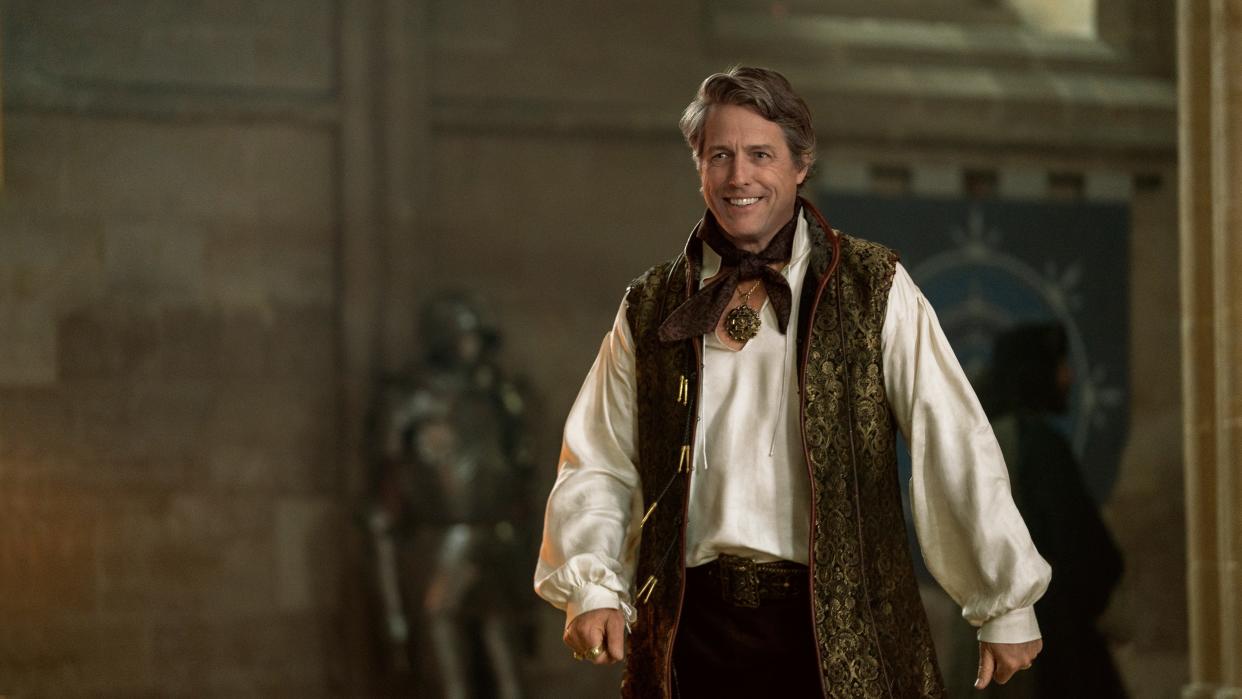  Hugh Grant as Forge Fitzwilliam in Dungeons & Dragons: Honor Among Thieves. 