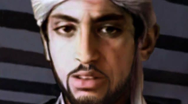 An artist’s impression of Hamza bin Laden, son of Osama bin Laden, who is believed to be about 28 years old.  Source: CBS