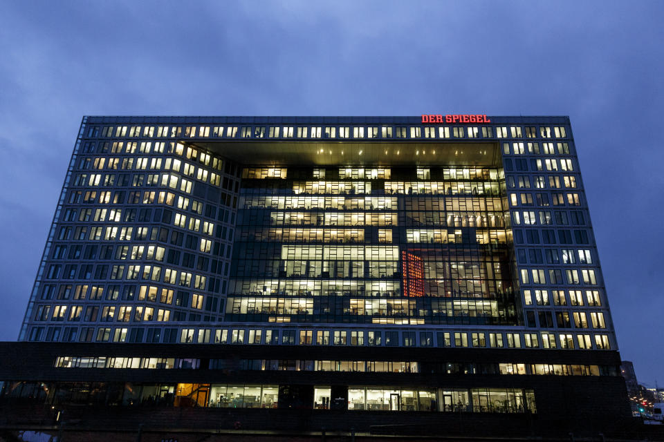 HAMBURG, GERMANY - DECEMBER 20: A general view of the offices of German newsweekly magazine Der Spiegel on December 20, 2018 in Hamburg, Germany. The magazine has revealed that one of its prize-winning reporters, Claas Relotius, fabricated a number of stories he wrote for the magazine for years. The fabrications came to light following the investigative work of one its own reporters into a story Relotius wrote about a militia in the United States that patrols the border to Mexico. The magazine, in a lengthy article published on its website, goes on to write that Relotius, after initially denying the charges, has since admitted to lengthy fabrications of people, events and circumstances in that story as well as others, including stories for which he received journalistic awards. (Photo by Morris MacMatzen/Getty Images)