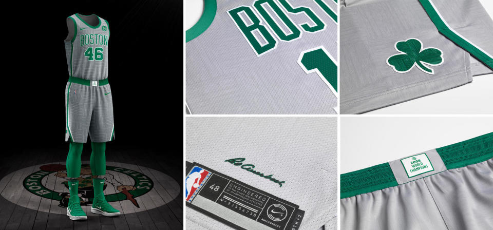 Boston Celtics City uniform. (Nike)