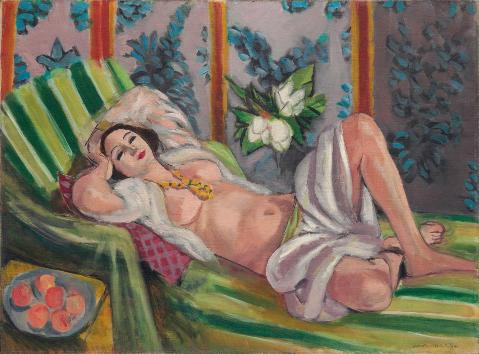 Odalisque Couchée Aux Magnolias , 1923, by Henri Matisse