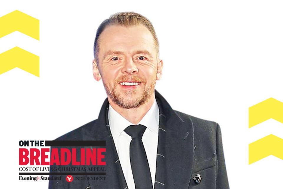 Simon Pegg said funds raised will reach projects where help is needed most  (ES Composite)