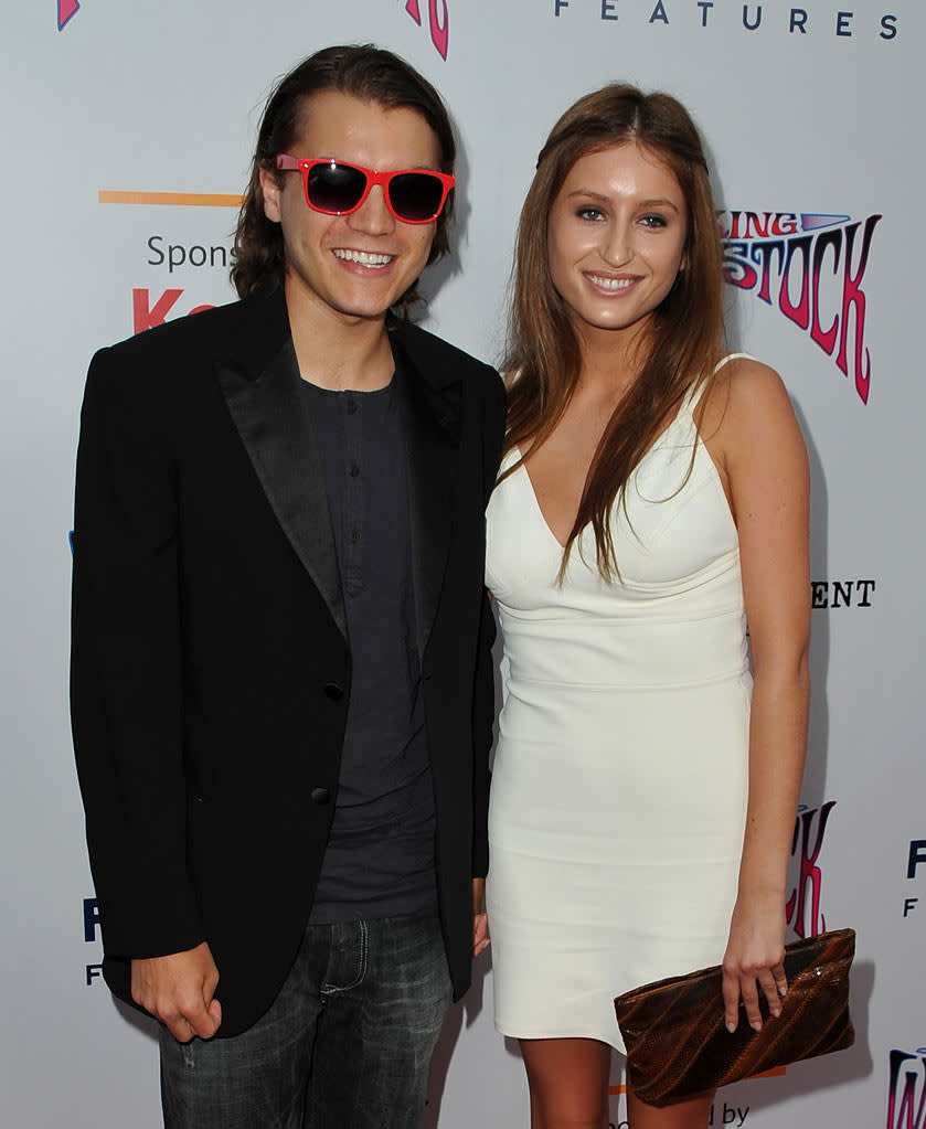 Taking Woodstock LA Premiere 2009 Emile Hirsch Brianna Domont