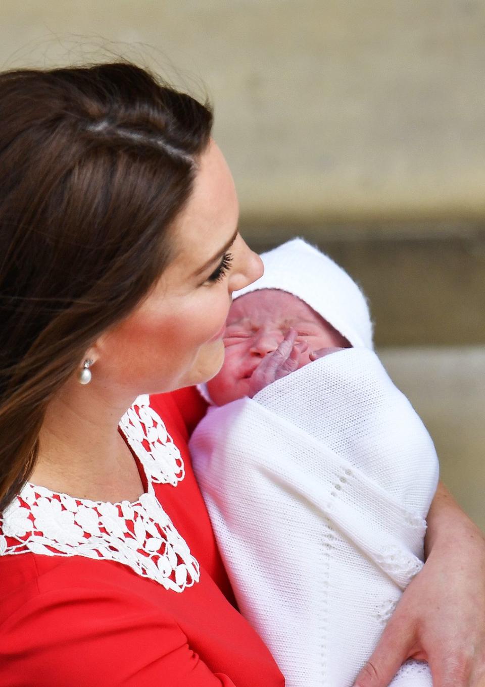 <p>Have you noticed that Prince Louis, Princess Charlotte, and Prince George's baby blankets all look identical to the ones Princess Diana wrapped Prince William in? It's because they basically are. </p><p>The royals use special knitted-lace shawls from GH Hurt & Son Ltd. According to the <em><a rel="nofollow noopener" href="http://www.dailymail.co.uk/femail/article-2377597/Royal-baby-Prince-George-Effect-GH-Hurt--Son-Ltd-45-christening-shawl-besieged-requests.html" target="_blank" data-ylk="slk:Daily Mail;elm:context_link;itc:0;sec:content-canvas" class="link ">Daily Mail</a>, </em>"GH Hurt & Son Ltd, which has a long-standing connection with the Royal Family, sent the couple one of their £45 merino christening shawls. It was identical to one William had when he was a baby."</p><p><a rel="nofollow noopener" href="https://www.ghhurt.com/baby-shawls/TRH-Prince-Louis-Arthur-Charles-Baby-Shawl.html" target="_blank" data-ylk="slk:SHOP LOUIS' SHAWL;elm:context_link;itc:0;sec:content-canvas" class="link ">SHOP LOUIS' SHAWL</a><br></p>