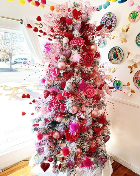 A DIY Valentine's Day Tree