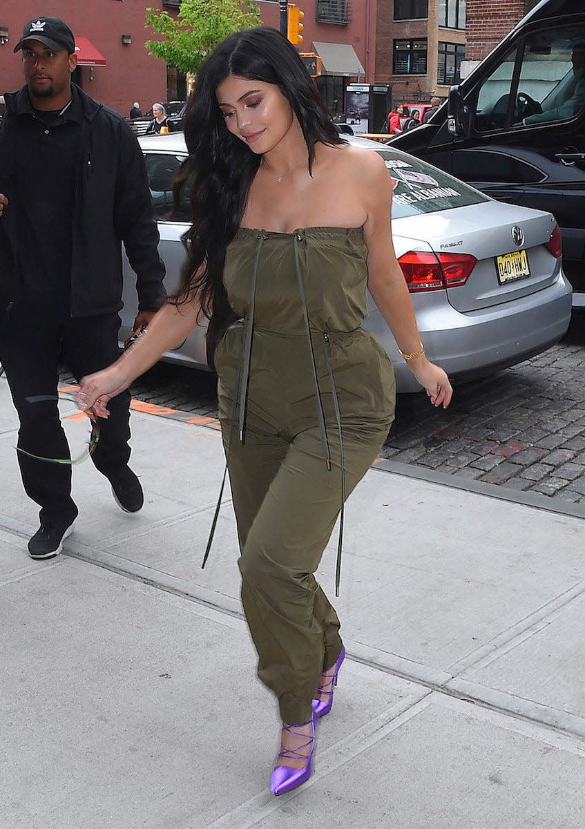 kylie jenner comfortable jumpsuit