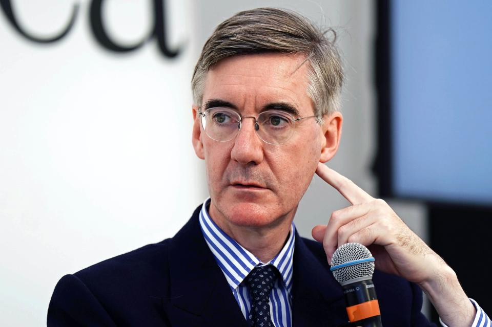Business Secretary Jacob Rees-Mogg during a fringe event hosted by Institute of Economic Affairs (PA)