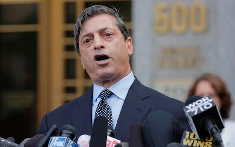 U.S. Deputy Attorney Robert Khuzami speaks to the media after U.S. President Donald Trump's former lawyer, Michael Cohen plead guilty to eight criminal counts in New York - Credit: Reuters
