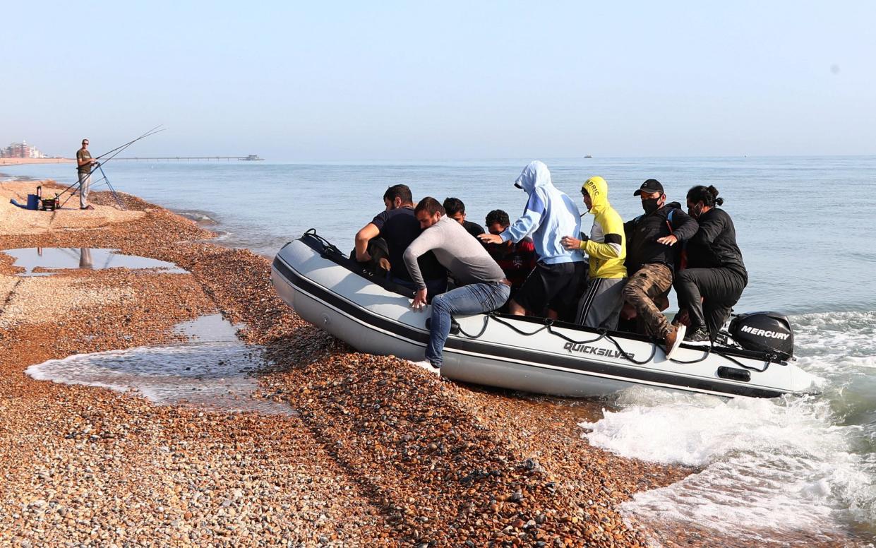 Migrants make landfall - Gareth Fuller/PA