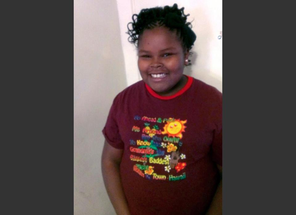 File - This undated file photo provided by the McMath family and Omari Sealey shows Jahi McMath. Jahi was declared brain dead after a tonsillectomy. (AP Photo/Courtesy of McMath Family and Omari Sealey, File)