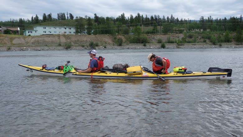 Paddling the Yukon River, for elephants and rhinos