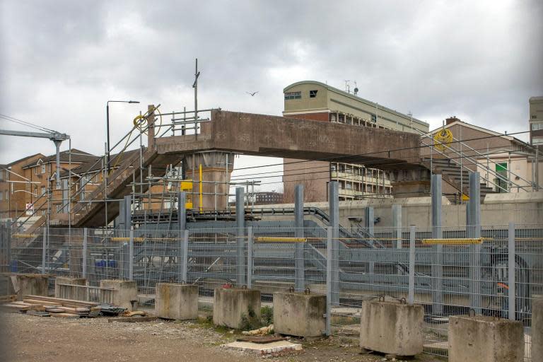 Crossrail delays close vital staff footpath to factory adding extra 20 minutes to commutes