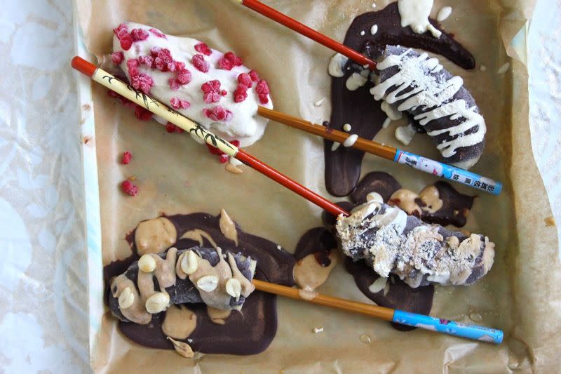 Recipe: Raw Vegan Banana Ice Cream Pops