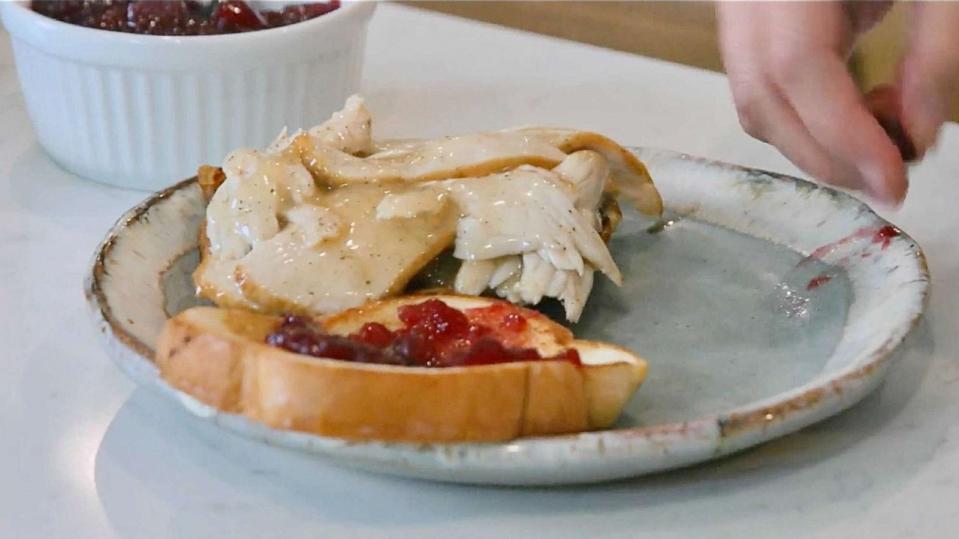 PHOTO: Jessie James Decker assembled a moist maker sandwich recipe from her cookbook 'Just Feed Me.' (Jessie James Decker)