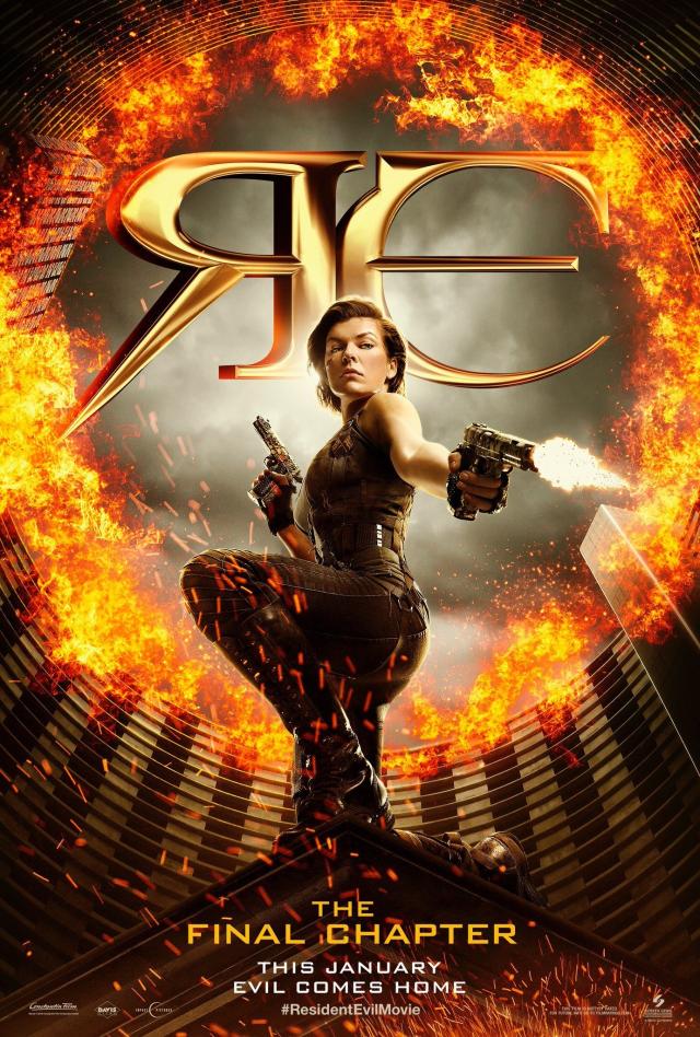 First Resident Evil: The Final Chapter Poster and Footage Revealed Ahead Of  Debut Trailer