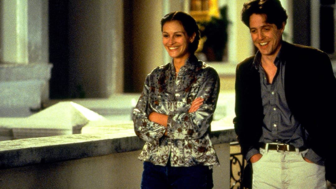 Julia Roberts and Hugh Grant star in Notting Hill