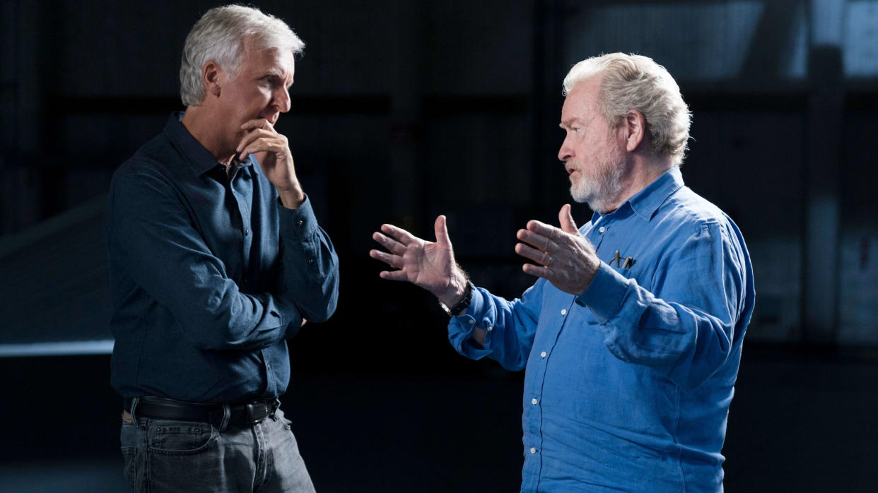 James Cameron and Ridley Scott were developing an Alien movie together before Alien vs. Predator. (AMC/Everett Collection/Alamy)