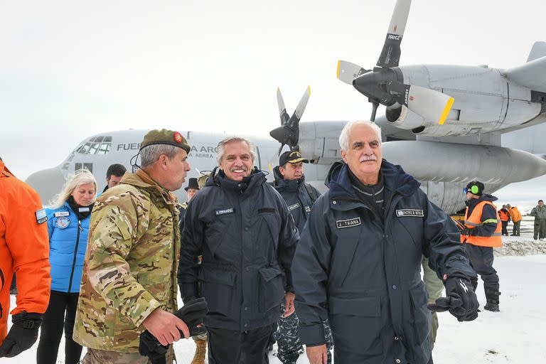 La visita del presidente Alberto Fernández a la Base Marambio, en la Antártida