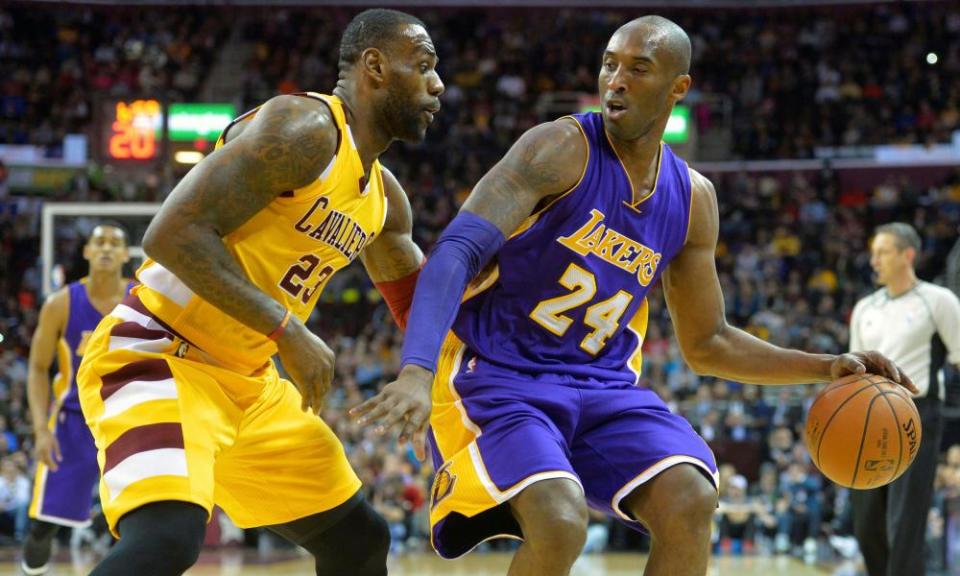 LeBron James and Kobe Bryant competed against each other for years