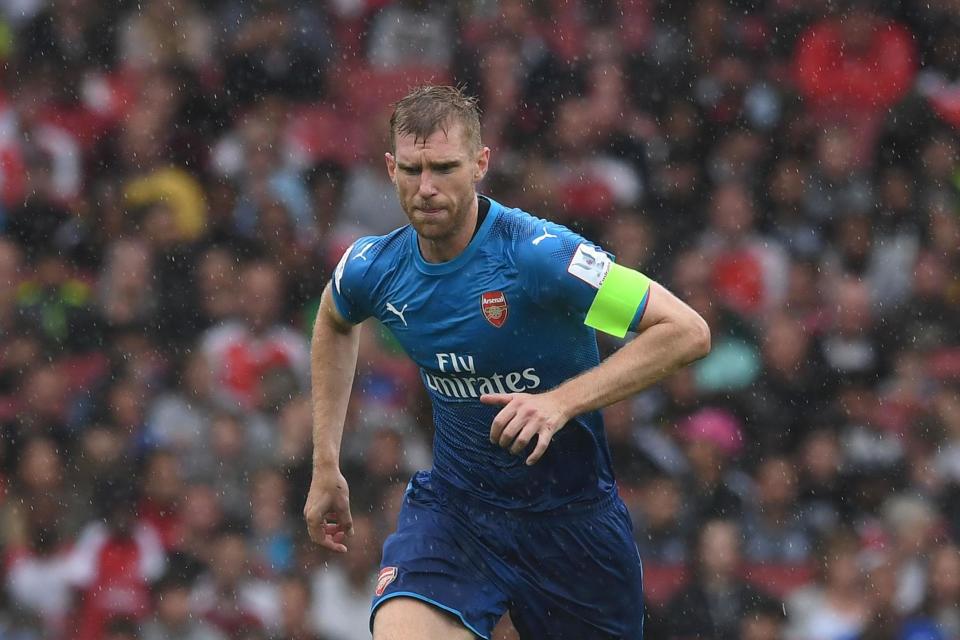 Final season | Per Mertesacker wants to enjoy every moment of his last campaign as a player: Arsenal FC via Getty Images