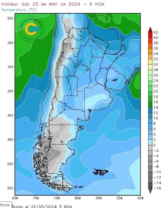 La ola polar afectará durante el fin de semana a las zonas centrales y norteñas del país