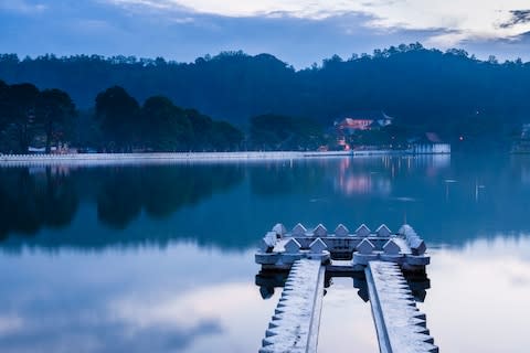 The temple complex of Dalada Maligawa is a must in Kandy - Credit: Credit: robertharding / Alamy Stock Photo/robertharding / Alamy Stock Photo