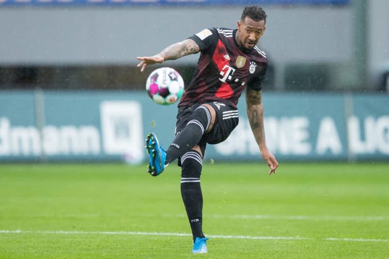 Then Munich's Jerome Boateng in action during the German Bundesliga soccer match between SC Freiburg and Bayern Munich at the Black Forest Stadium. Tom Weller/dpa