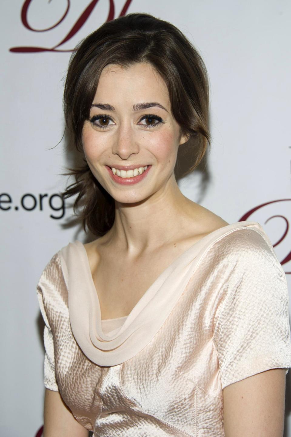 FILE - This May 18, 2012 file photo shows actress Cristin Milioti at the 78th Annual Drama League Awards in New York. Milioti is nominated for a Tony Award for best actress in a musical for her role in "Once." The Tony Awards will be held on Sunday, June 10 on CBS. (AP Photo/Charles Sykes)