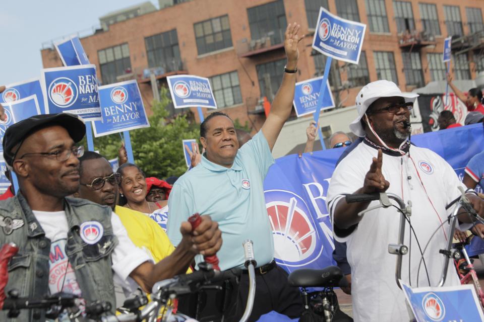 On Sept. 2, 2013, Detroit mayoral candidate Benny Napoleon marched in the annual Labor Day Parade along Michigan Avenue.