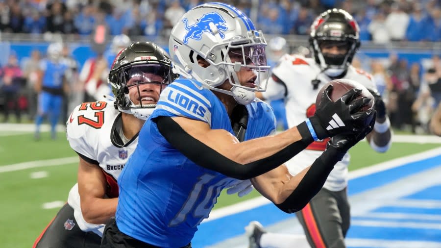 Jared Goff Throws 2 Td Passes Lions Advance To Nfc Title Game With Win Over Buccaneers 