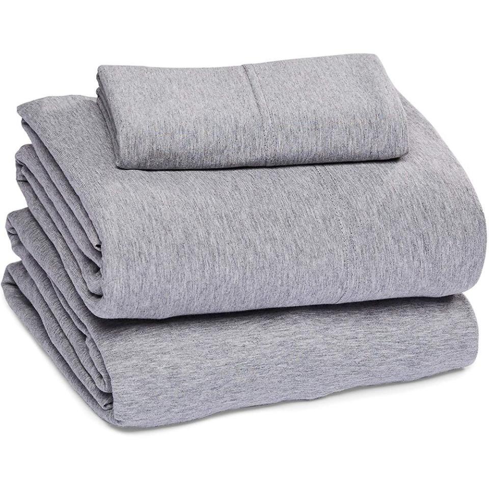 6) Cotton Jersey Bed Sheet Set