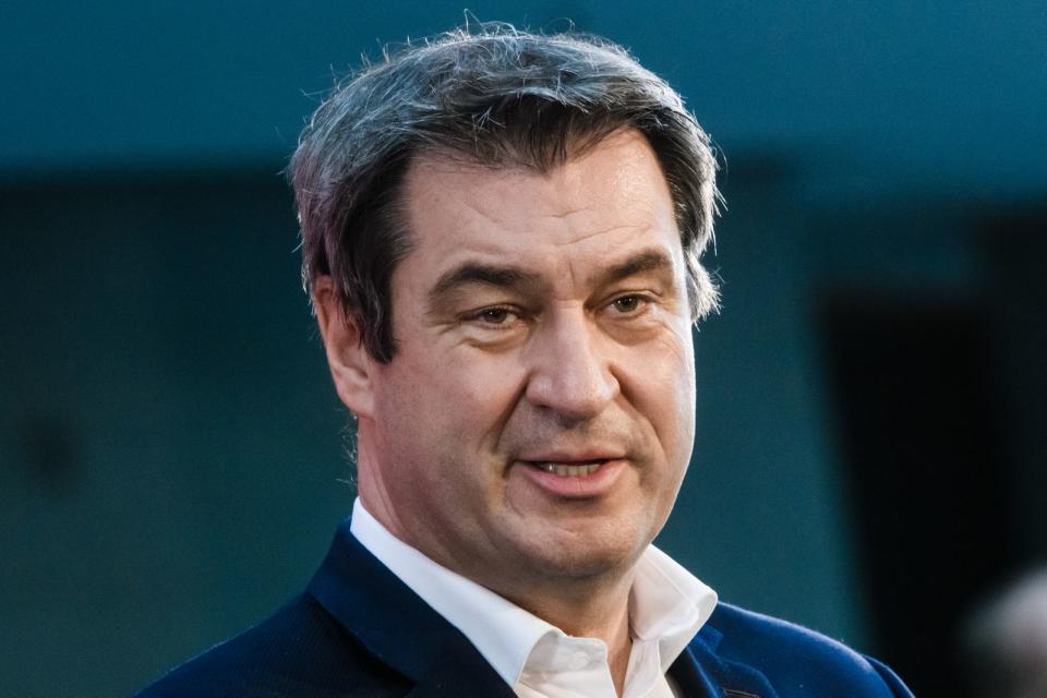 Im Gespräch mit Sandra Maischberger will CSU-Chef Markus Söder erklären, weshalb er der geeignete Kanzlerkandidat der Union ist. (Bild: 2021 Getty Images/Pool/Clemens Bilan)