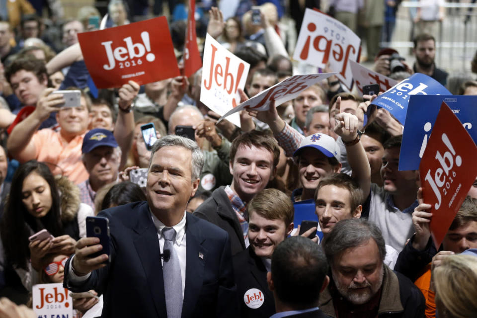 Bush selfie