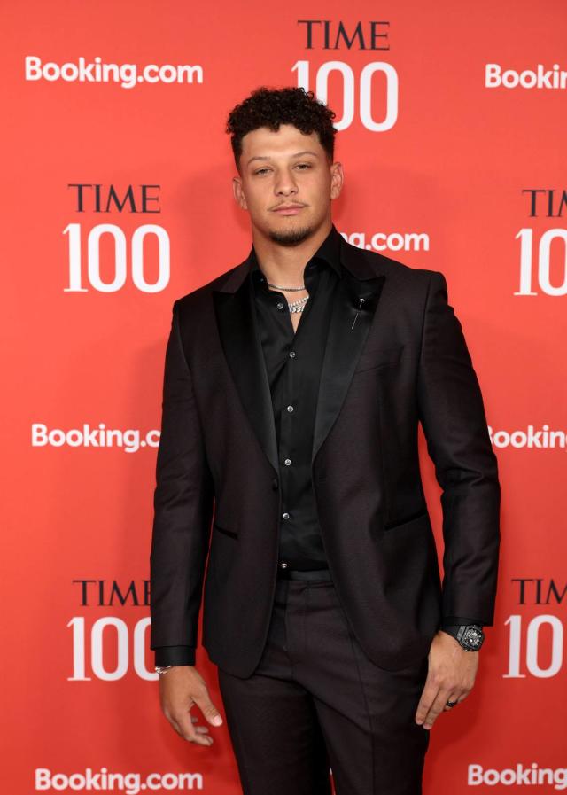 Photos of Patrick and Brittany Mahomes from Time 100 Gala and red carpet