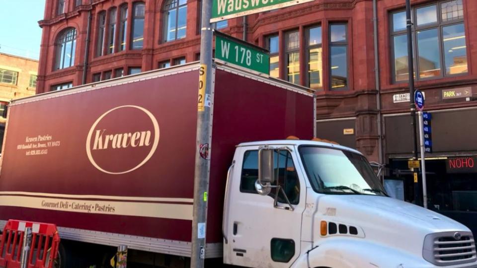 American-style trucks have helped recreate the Big Apple in Manchester. Pic: Twitter/Kalpesh