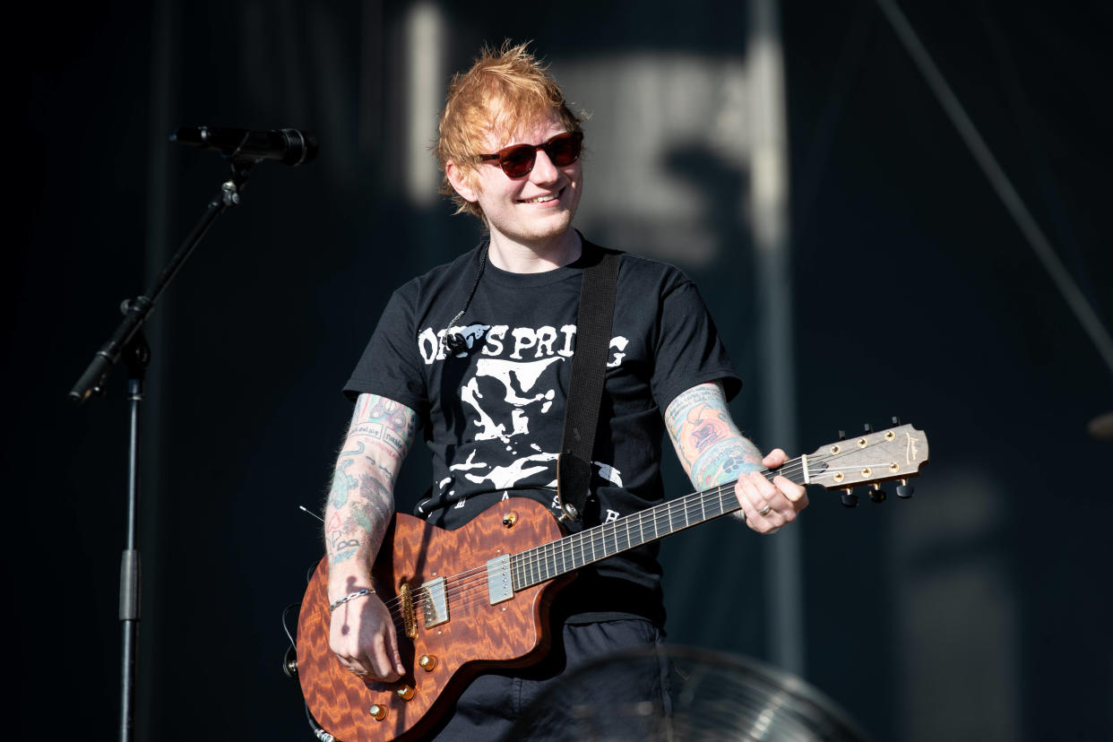  Ed Sheeran en Californie en 2024.