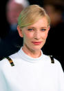 <b>Cate Blanchett at the London premiere of The Hobbit, Dec 2012 </b><br><br>The 43-year-old actress donned a pretty make-up look, complete with rosy lips and natural-coloured lips.<br><br>© Getty