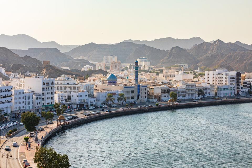 Muscat is surrounded by mountains and desert (Getty Images/iStockphoto)