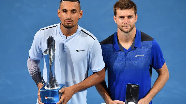 Kyrgios was too good for Harrison. Image: Getty