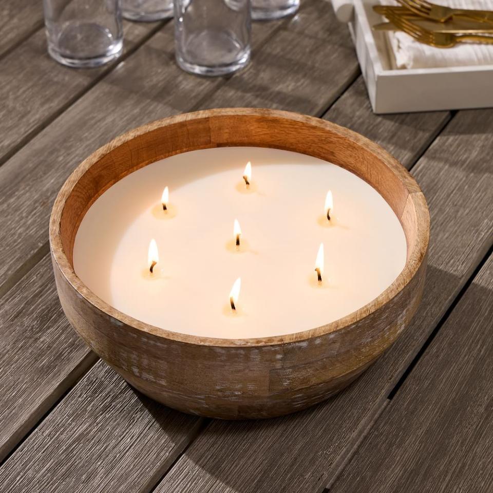13) Wood Filled Candle
