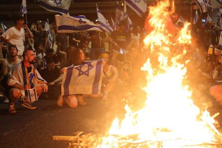 Manifestaciones en Tel Aviv