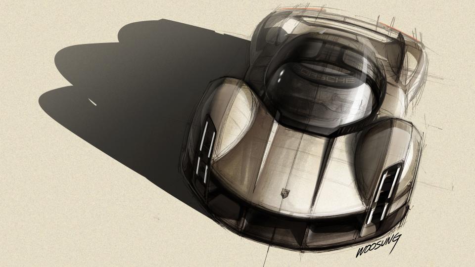 Porsche Mission X concept art