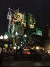 <p>An exterior shot of the new attraction on opening night. (Photo: Marcus Errico/Yahoo Movies) </p>